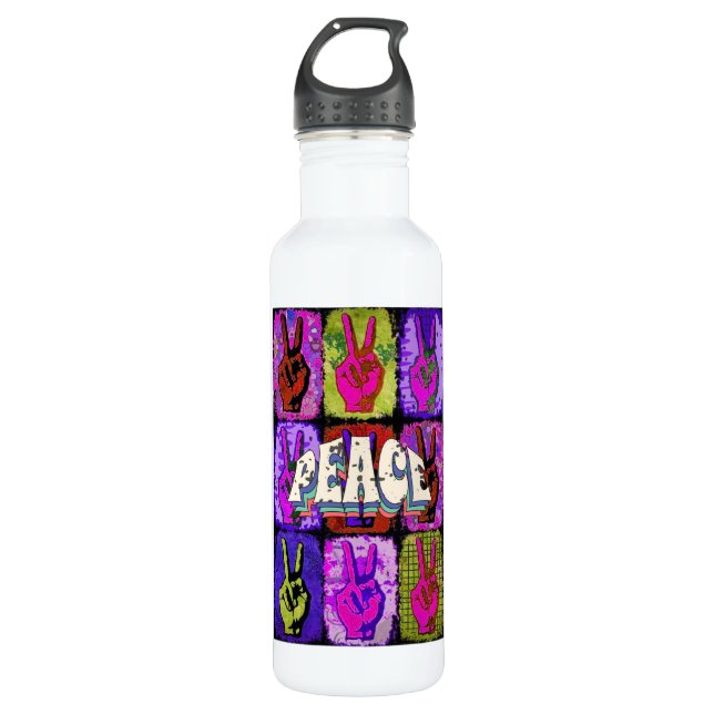 Peace Water Bottle (Front)