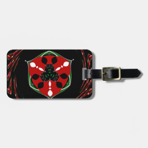 "Peace: with Shield Emblem" Art Print Luggage Tag