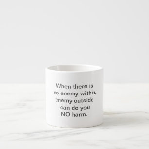 Peace Within Espresso Cup