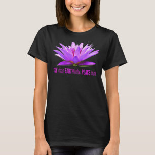 Peace Within Water Lily Lotus Inner Peace Meditati T-Shirt