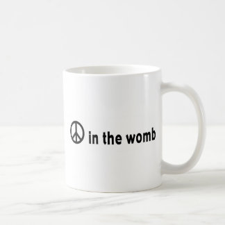 peace:womb coffee mug