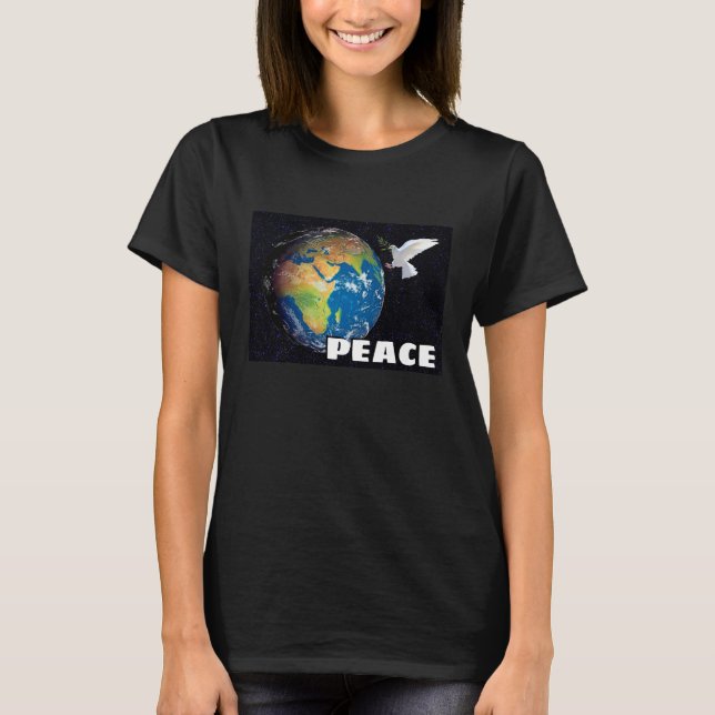 Peace - world (dark) T-Shirt (Front)