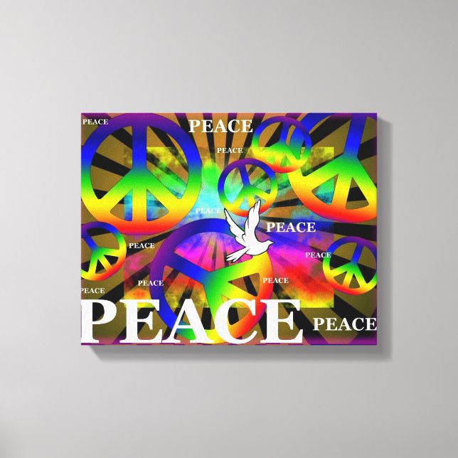 Peace Wrapped Canvas (Front)