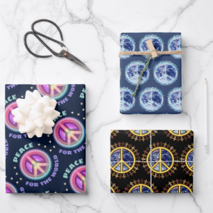 Peace ☮  wrapping paper sheet