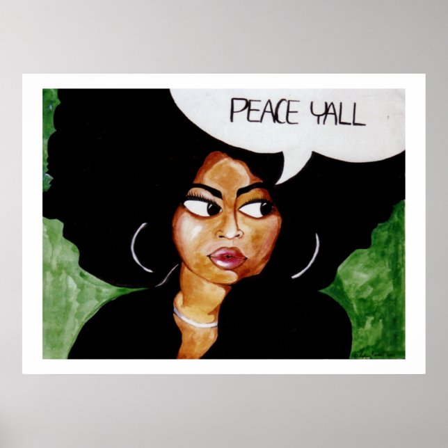 Peace Y'all Poster (Front)