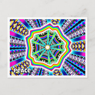 Peace (you may change the word) postcard