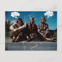 Peace Young Hippies Free Love 1960's Custom Text