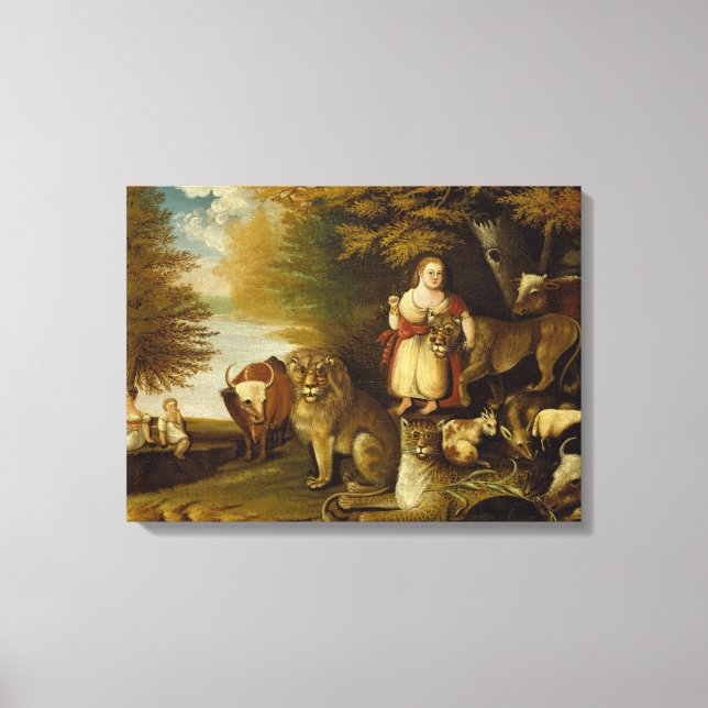 Peaceable Kingdom | 1830-32 Canvas Print (Front)