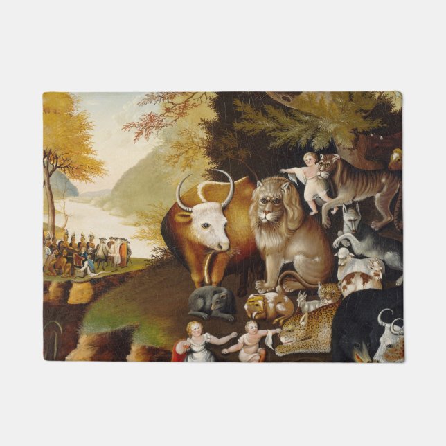 Peaceable Kingdom Animal Hicks Classic Doormat (Front)