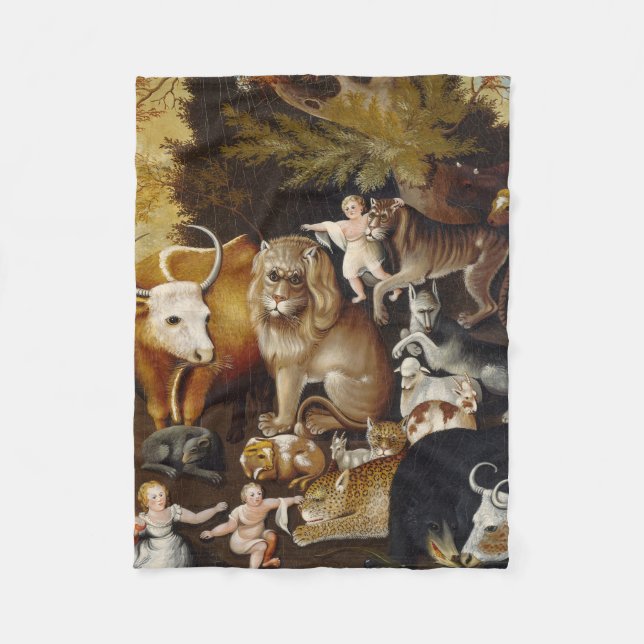 Peaceable Kingdom Animal Hicks Classic Fleece Blanket (Front)