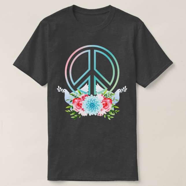 Peacecolorful War T-Shirt (Design Front)