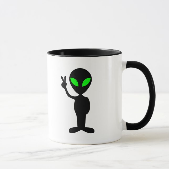 Peaceful Alien Mug (Right)