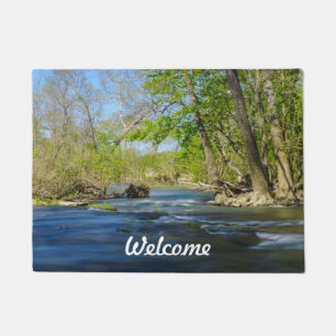 Peaceful At The River Doormat