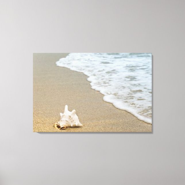 "PEACEFUL BEACH"  Canvas Wall Art (Front)
