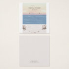 Peaceful Beach Theme Earring Display Card