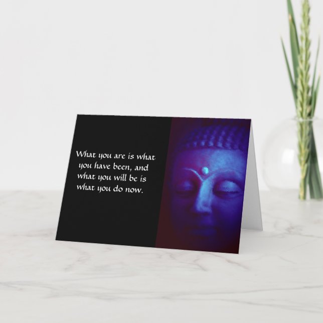 Peaceful Buddha Card (Front)