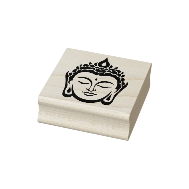 Peaceful Buddha Rubber Stamp (Stamp)