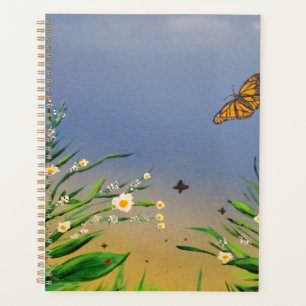 Peaceful Butterfly Sky Sunset Nature Aesthetic Planner