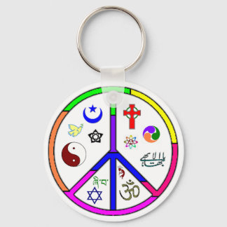 Peaceful Coexistence Key Ring