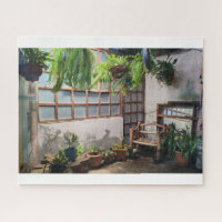 Peaceful Courtyard Garden in Guatemala – Relaxing