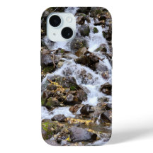 Peaceful Creek Waterfall Nature Scene