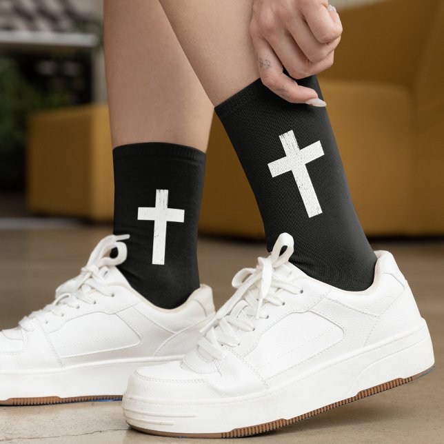Peaceful Cross Socks (Creator Uploaded)