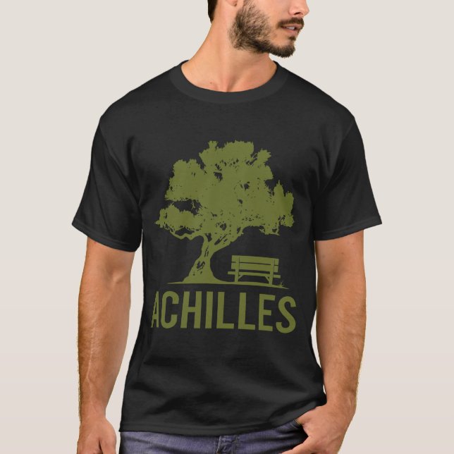 Peaceful Day - Achilles Name T-Shirt (Front)