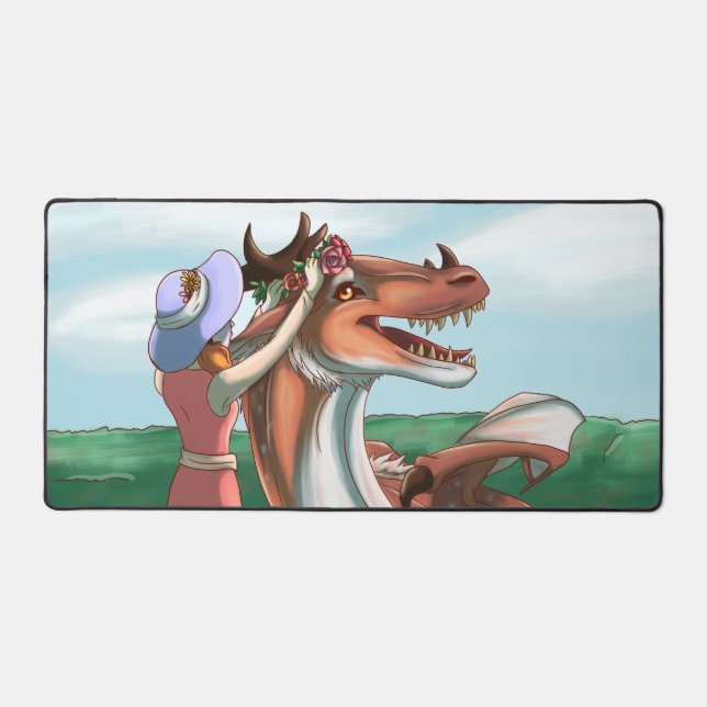 Peaceful Days Desk Mat (Front)