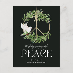 Peaceful Dove Business Holiday Card Postcard