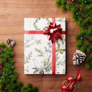 Peaceful Dove & Olive Branch Harmony Wrapping Pape Paper