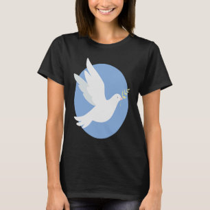 Peaceful Dove with an Olive Branch T-Shirt