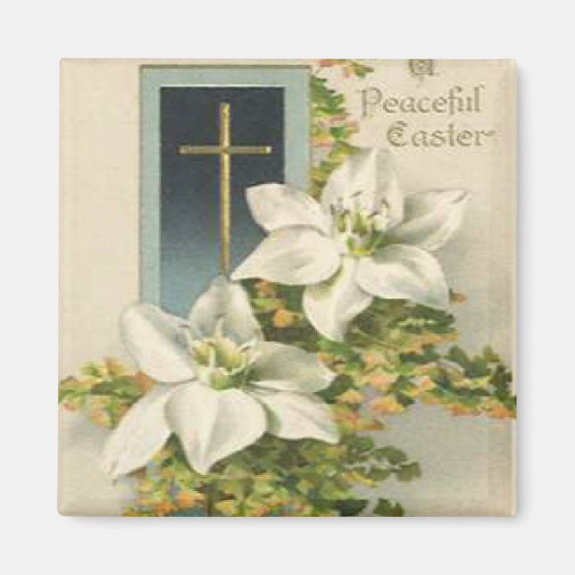 Peaceful Easter Magnet (Front)