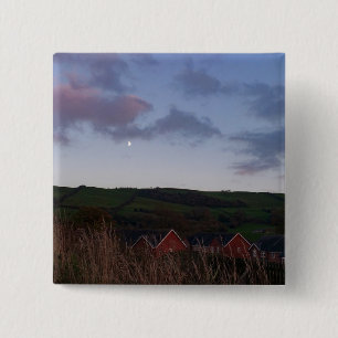Peaceful Evening in Newtown 15 Cm Square Badge