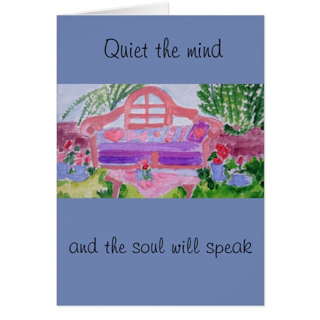 peaceful garden (Front)