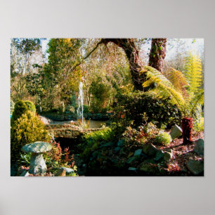 Peaceful garden in Guernsey 1 Poster