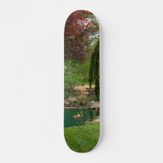 Peaceful Garden Skateboard (Front)