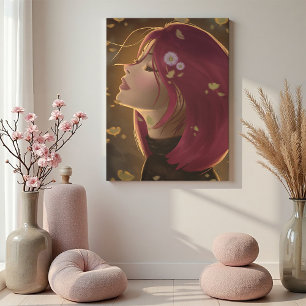 Peaceful Golden Glow Canvas Print