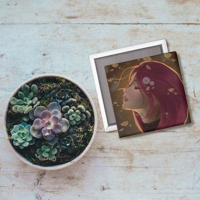 Peaceful Golden Glow Magnet (Creator Uploaded)