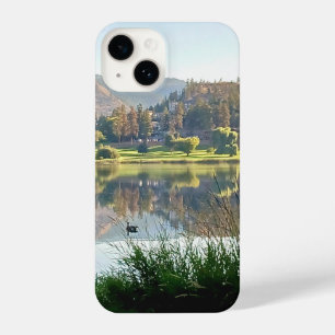 Peaceful Golf Course Park Scene Landscape  iPhone 14 Case