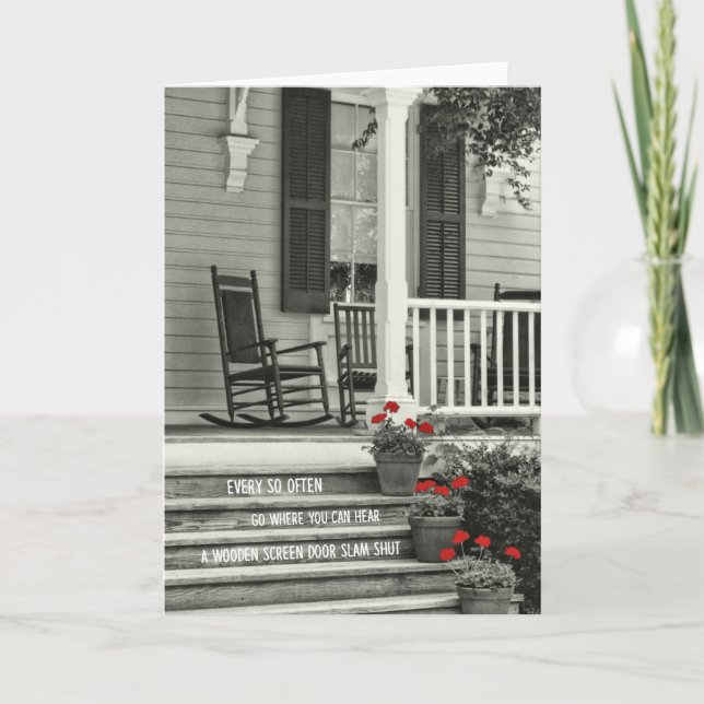 PEACEFUL Greeting Card (Front)