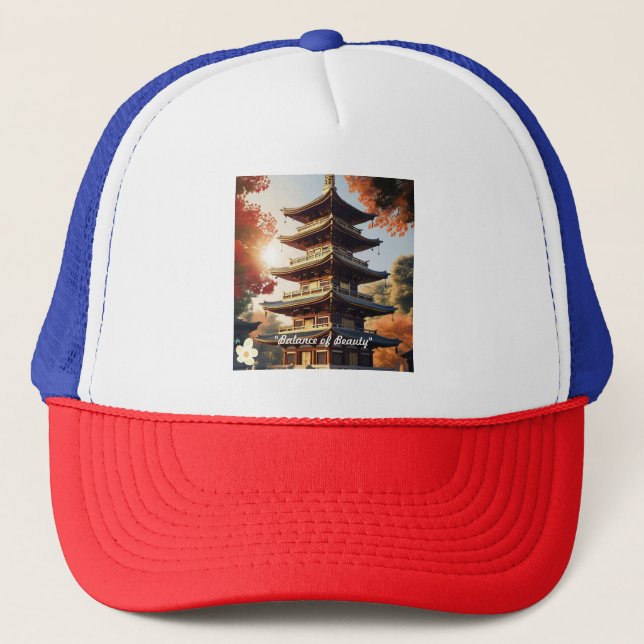 "Peaceful Haven" Trucker Hat (Front)