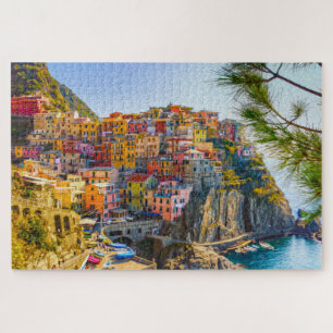 Peaceful Italian Village by the Sea Jigsaw Puzzle