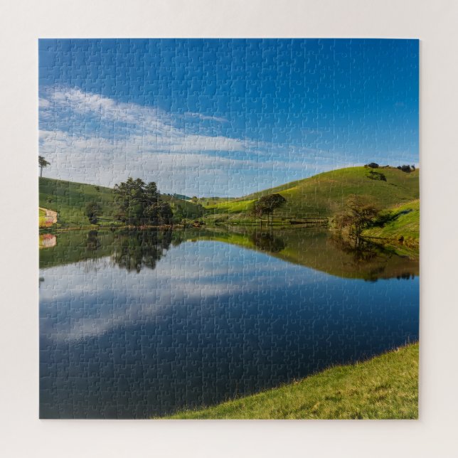 Peaceful Lake Escape Jigsaw Puzzle (Vertical)