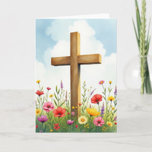 Peaceful Meadow Scene Art Card