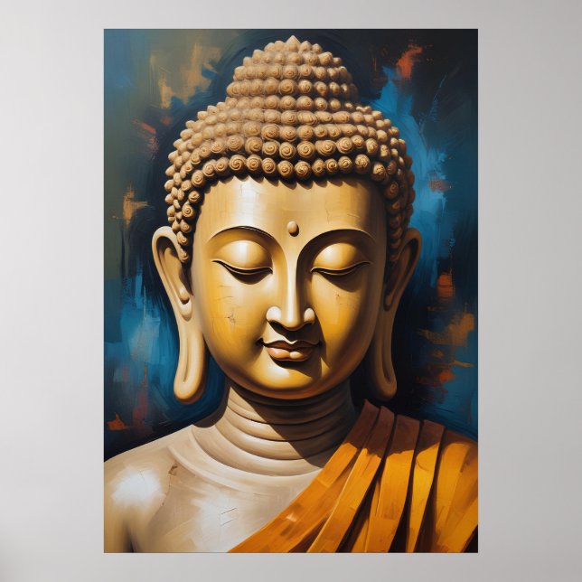 Peaceful Meditating Buddha | Art Poster (Front)