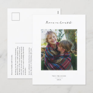 Peaceful Moments Holiday Photo Card 