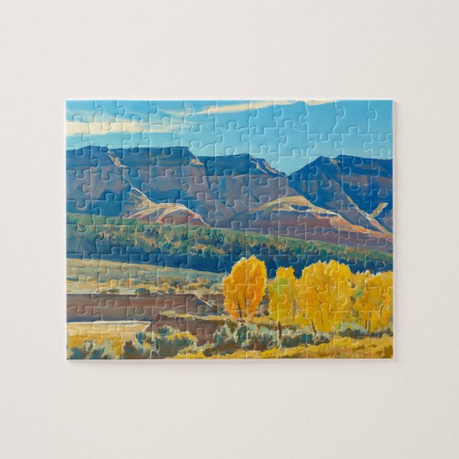 Peaceful Morning by Maynard Dixon Jigsaw Puzzle (Horizontal)