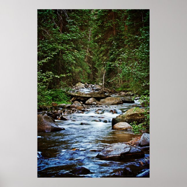 Peaceful Mountain Stream print (Front)
