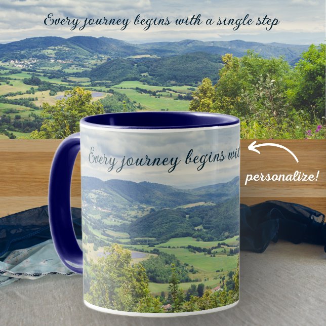 Peaceful mountain view mug (Creator Uploaded)