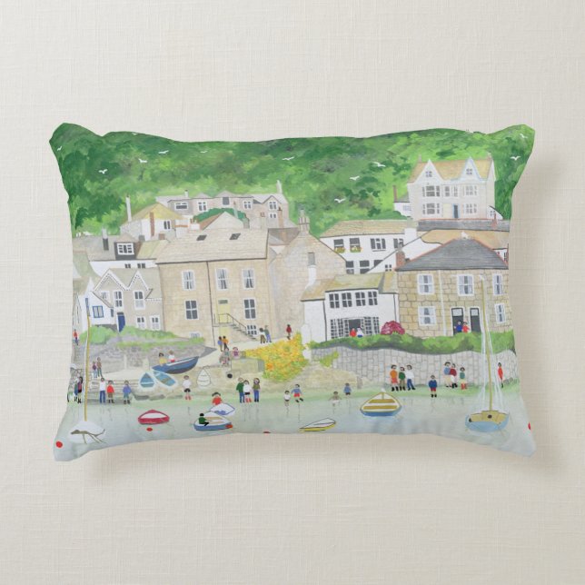 Peaceful Mousehole 1995 Decorative Cushion (Front)